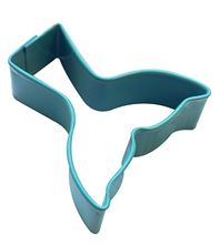 Picture of MINI MERMAID TAIL POLY-RESIN COATED COOKIE CUTTER BLUE 4.4CM